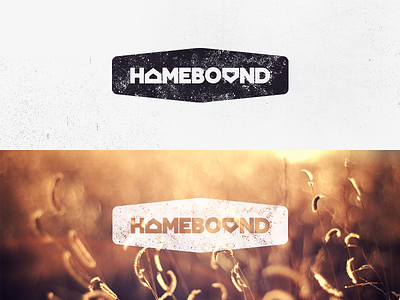 Homebound branding dirt homebound logo retro