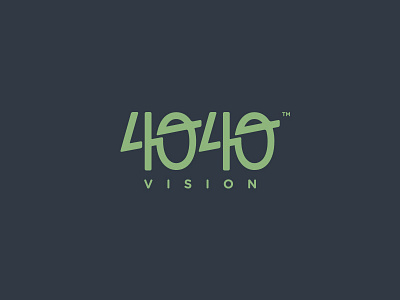 4040 40 4040 branding fourty glasses logo number