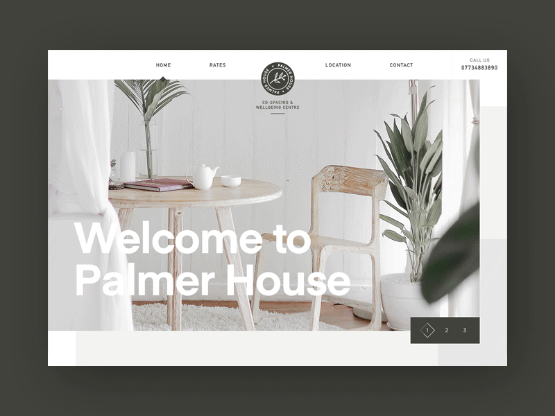 Palmer House Landing Page