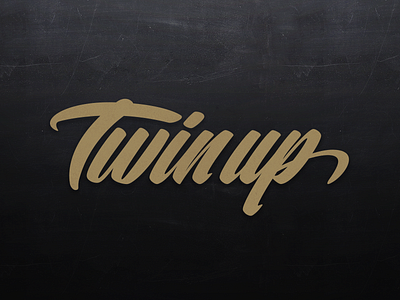Twinup Redesign identity lettering logotype new redesign script twinup