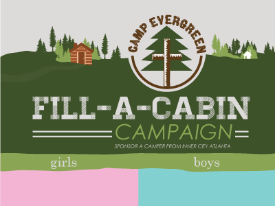 Fillacabin camp campaign poster