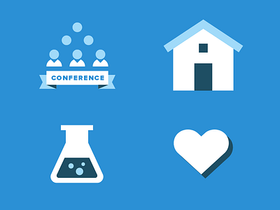 LSA Icons 2 beaker blue heart house icons lowe lsa people syndrome