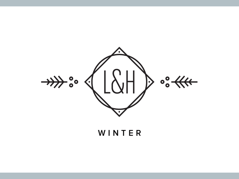 Seasonal Logo fall flower gif holly leaves logo monoline nature boutique seasonal spring summer winter