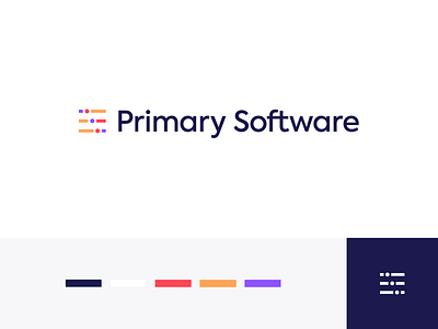 Primary Software Identity branding development icon identity logo shopify software software development typography vector