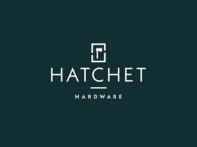 Hatchet Hardware Identity axe branding design hardware hatchet icon identity logo store tools