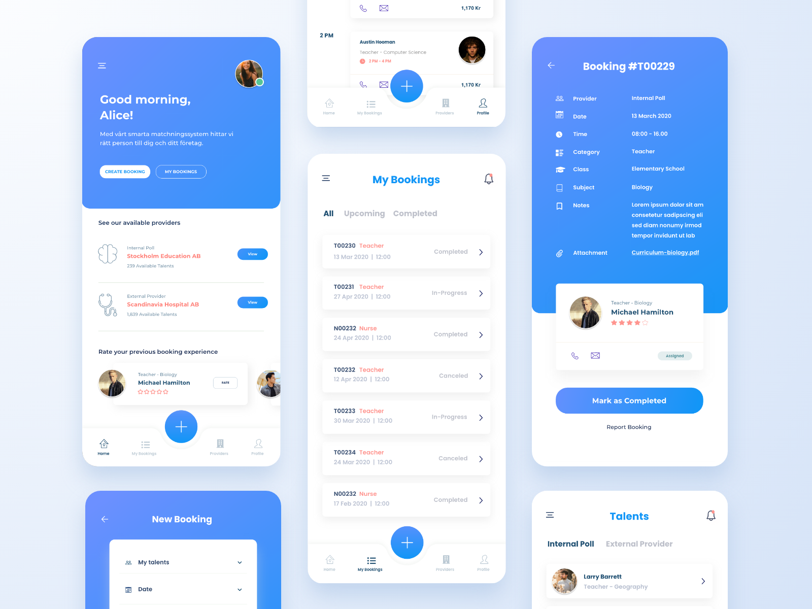 Dribbble - Portfolio - Dribbble - Book a Talent.png by Ellyza Marthadicta