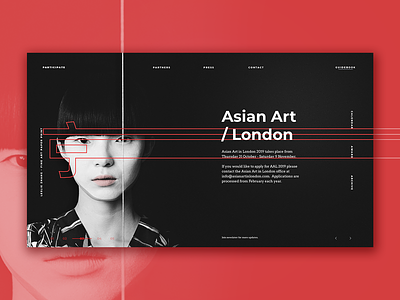 AAL Redesign art asian typography ui ux web design