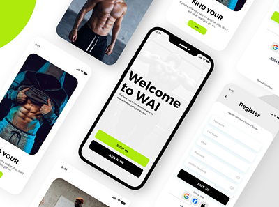 Gym App design app branding design icon ui ux