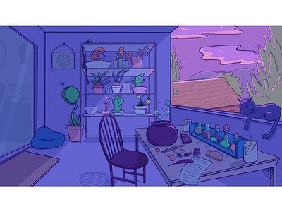 Witchy Balcony by Heather Hughes on Dribbble