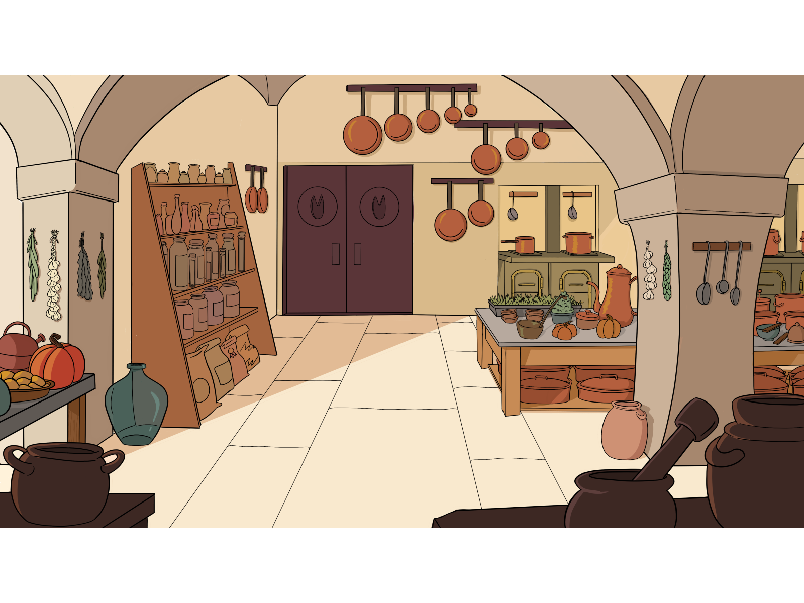 Copper Kitchen fit for a palace by Heather Hughes on Dribbble