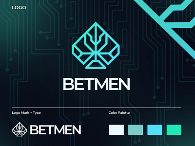 BETMEN brand branding creative logo crypto design esports flat gradient graphic graphic design icon logo logo design minimal tech typography ui ux vector vectors