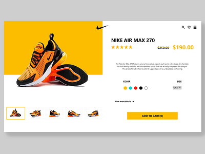 Weekly UI/UX challenge 003 adidas animation app branding clean design flat graphic design icon identity ios minimal mobile nike sneakers typography ui ux web website