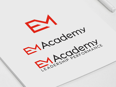 EM Academy Logo adobe illustrator app branding design flat graphic graphic design icon identity lettering logo logo desing minimal type typography ui ux vector web website