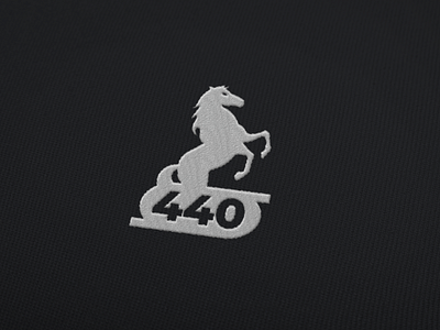 440 Horse race Logo-Polo Shirt