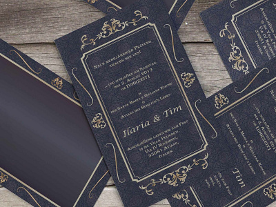 Wedding Invitation Card branding card design flat illustration invitation typography vector