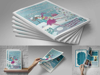 Brochure- Event Magazine branding brochure design card design event artwork graphic design illustration magazine vector
