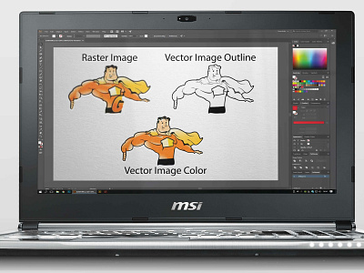 Cartoon Vector Tracing