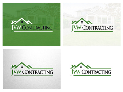 Jvw Contracting Logo branding design graphic design illustration vector