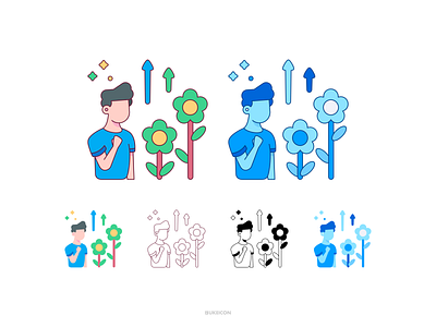 Business and finance iconset - 6 option - Buha Collection