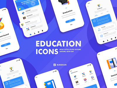 Education icons bukeicon dribbble flat gorontalo icon icon app iconfinder iconography icons illustration indonesia ui userinterface ux web webdesign