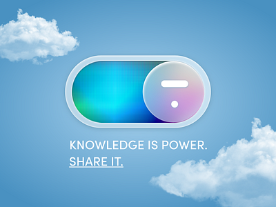 “Knowledge is power. Share it.” challenge! adobe xd branding design illustration logo ui vector