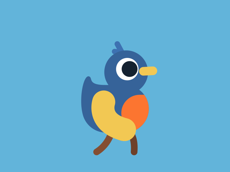 Toy Bird Walking design