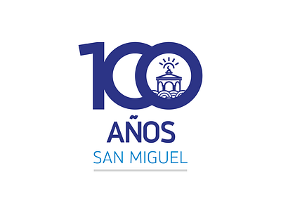 Logo oficial por los 100 años de San Miguel - Lima