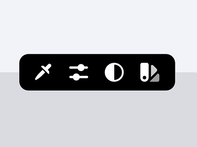 Color picker icons app design icon icons minimal ui