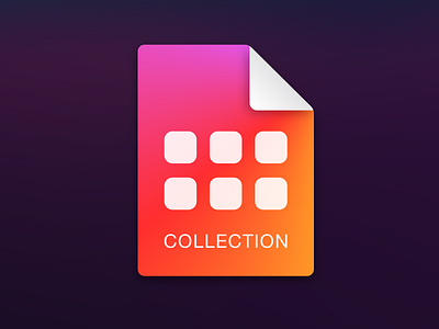 Color Collection File Icon clean colorful design file icon minimal