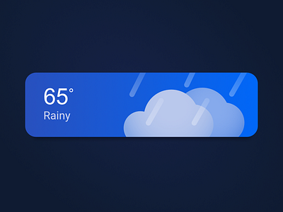 Rain Widget