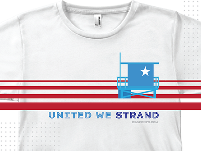 United We Strand rough3 4thofjuly beach tshirt usa