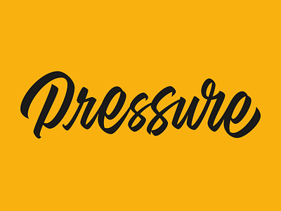 Pressure Lettering