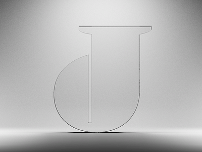 Letter J 36daysoftype 3d art 3d lettering 3d type 3d typography branding c4d cinema 4d custom lettering custom type dailyrender design glass graphic design handlettering illustration letter j lettering type typography