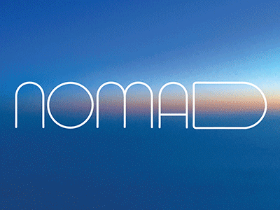 Nomad design logo travel