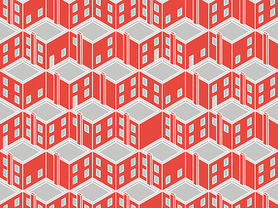 Baťa houses bata czech czech republic czechia czechoslovakia design house illustration isometric isometric illustration pattern vector zlin zlín