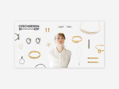 Jewellery campaign for CZECHDESIGN campaign composition czech czechia designer eshop jewellery products