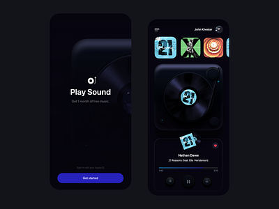 Play Sound App Player Concept