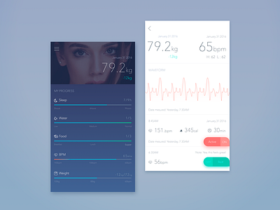 Health app concept