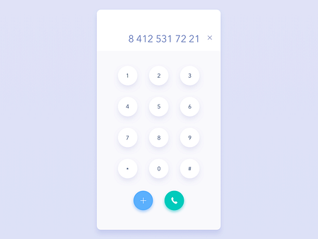 Dial Pad by John Khester on Dribbble