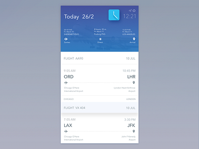 Airport App Concept