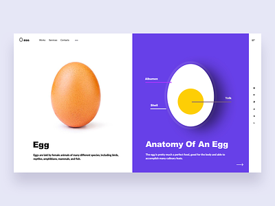 Funny Egg Slider Web color creative egg ios slider violet web