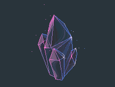 Crystal crystal crystal gems magic pixel pixelart pixelartist