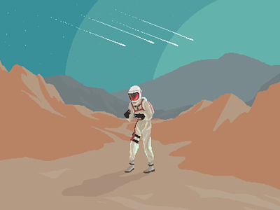 Joji - Your Man alien illustration pixel pixelart pixelartist pixels