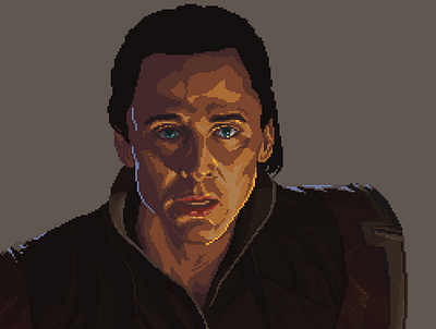 Loki Laufeyson illustration pixel pixelart pixelartist pixels