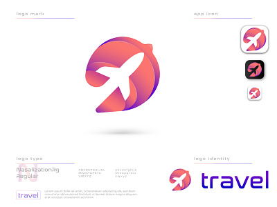 Travel logo identity design