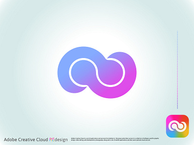 Adobe creative cloud Redesign/Logo design 2020 trend abstract adobe illustrator brand design brand identity branding branding design cloud logo creative design design flat logo logodesignchallenge logomaker logomark minimal minimalist redesignlogo theshaheenahmed