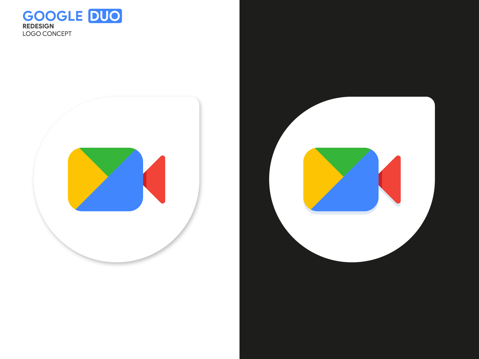 Google Duo REDESIGN logo CONCEPT by Shaheen Ahmed on Dribbble