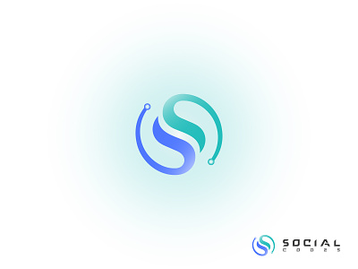 Social codes S logo mark