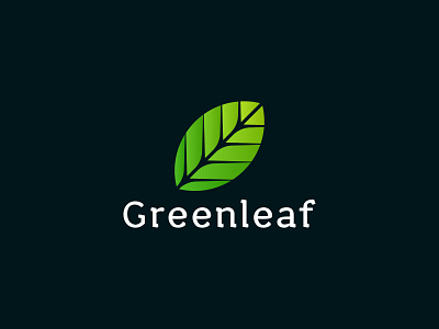 greenleaf logo mark brand design branding business corporate branding corporate identity creative green greenleaf illustration lettering logo logodesign logos logotype minimal modern modern logo nature professional typography