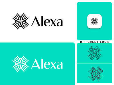 Alexa a luxury logo a logo design brand design brand identity branding business logo company creative design graphic design logo logodesign logotype luxury logo minimalist modern logo motion graphics technology